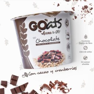 GOats Avena Instantánea sabor Chocolate con Cacao & Cranberries